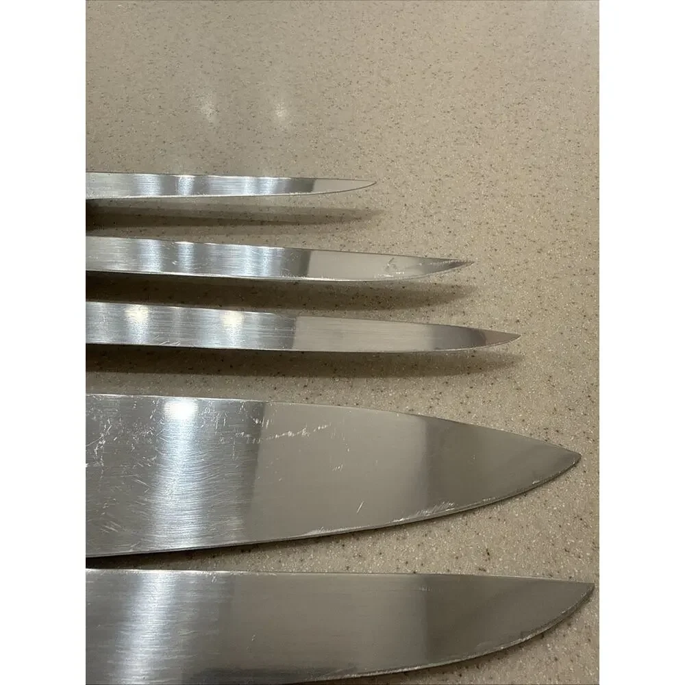 7 Victorinox Forschner Knives Knife Set 9” to 16” long SWISS Made vtg